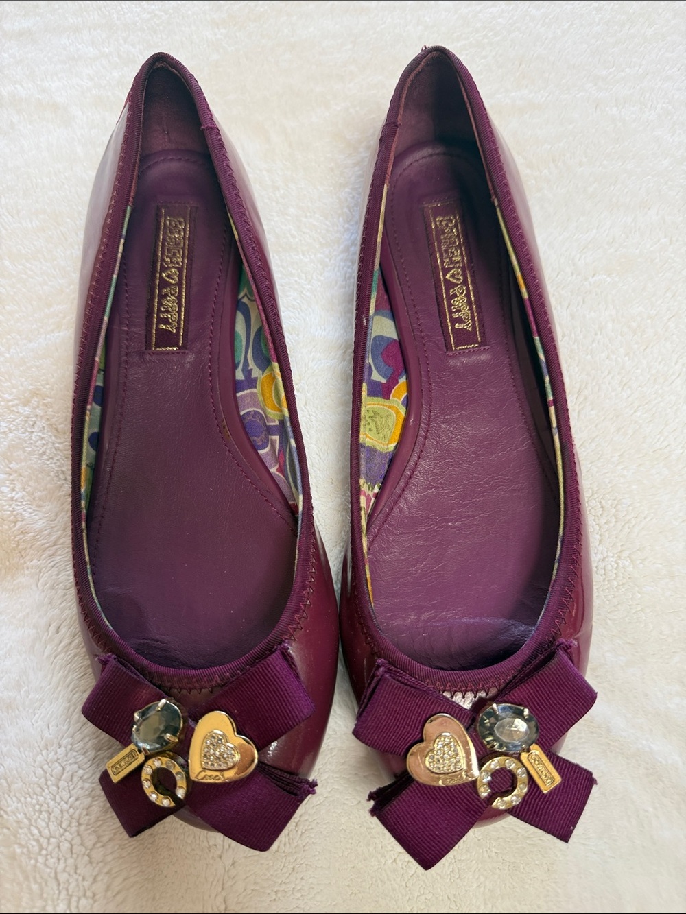 Coach Poppy Caper Ballet Flat vintage 2010